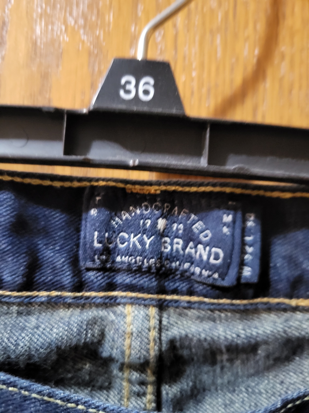 Lucky Brand Men’s Straight Jeans - Dark Blue